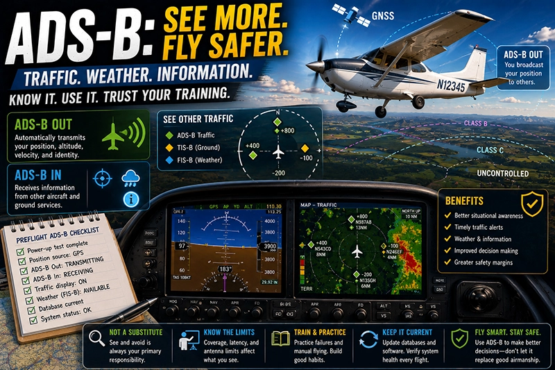 ADS-B Basics for Student Pilots: What You Need to Know