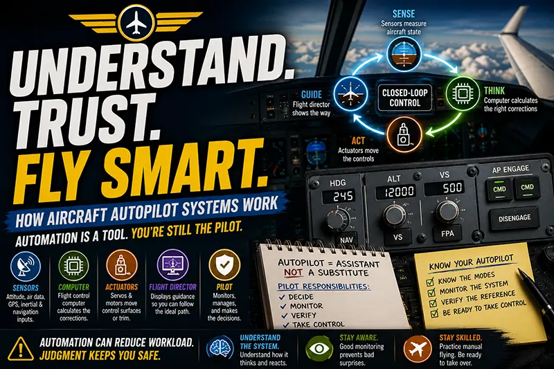 Aircraft Autopilot Systems Explained: Practical Pilot Guide