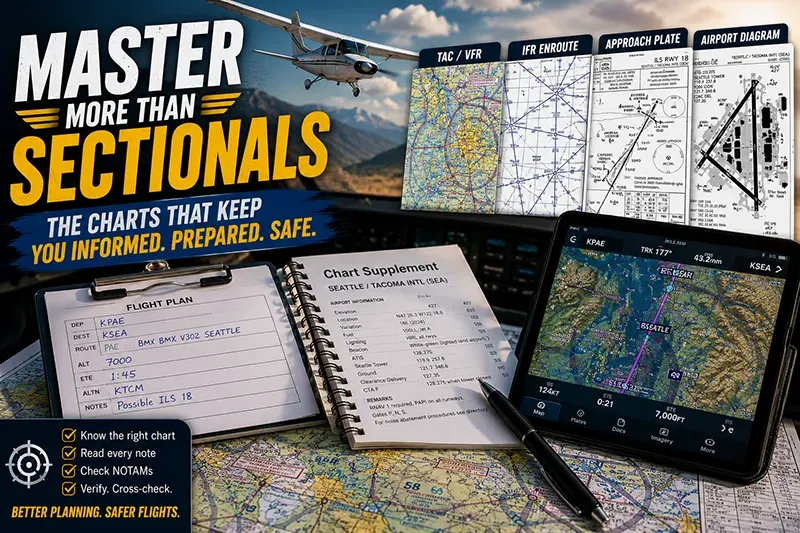 Aviation Charts Beyond Sectionals: Read Charts Like a Pro
