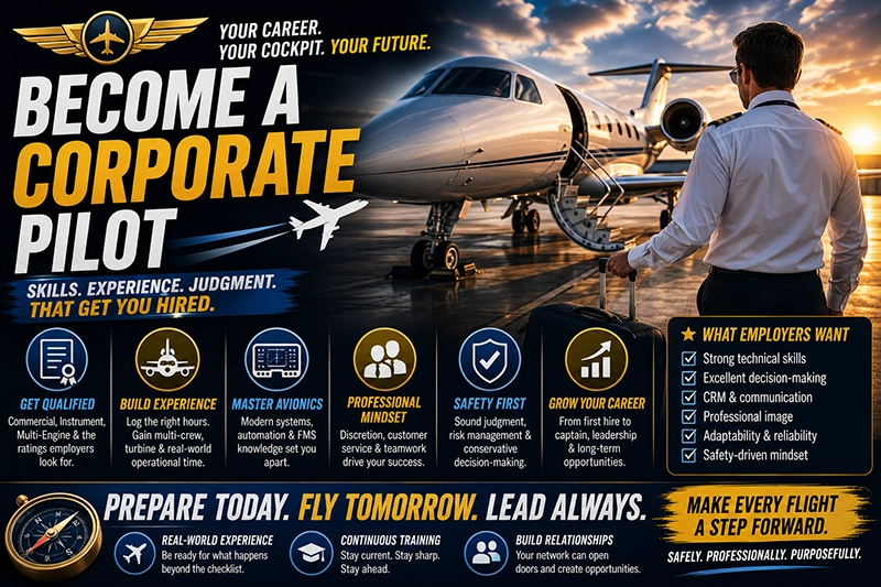 How to Become a Corporate Pilot: Career Guide & Pathways