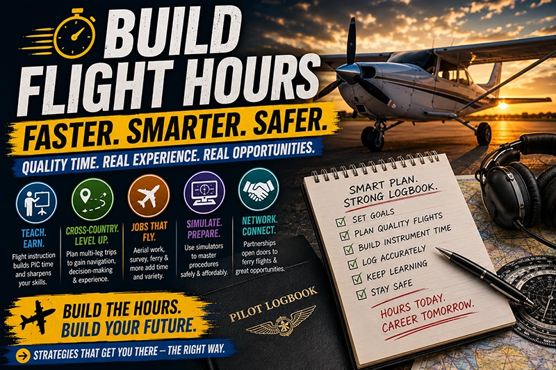 Build Flight Hours Faster and Smarter: Practical Pilot Guide