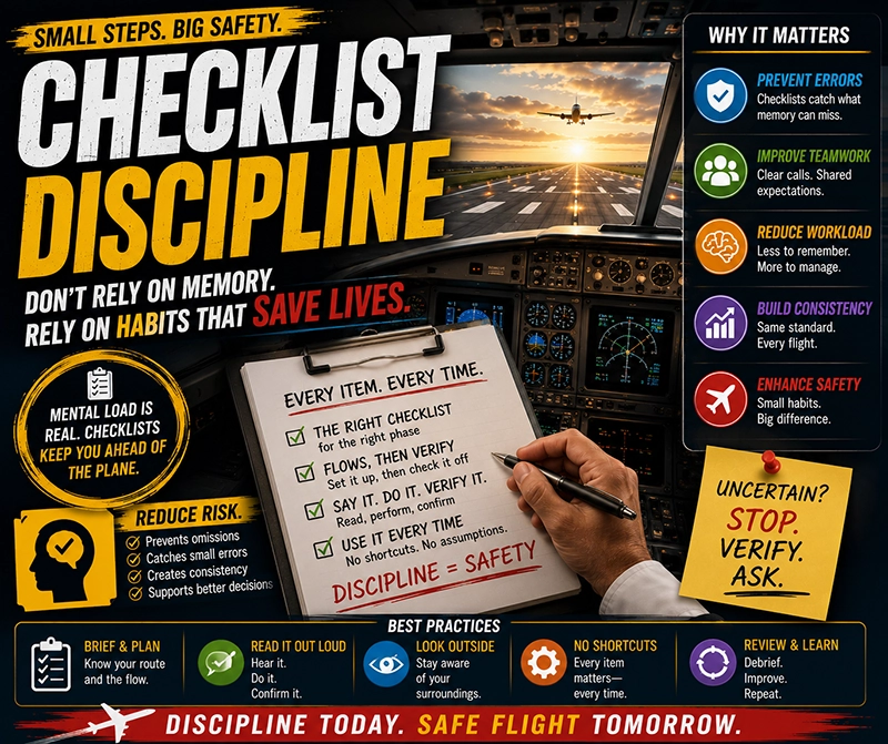 Checklist Discipline in Aviation: Essential Practices