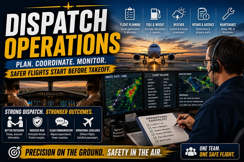 Dispatch Operations Pilots Must Understand for Safety