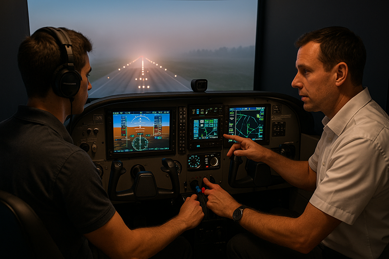 Flight Simulation Training for Real-World Pilot Skills