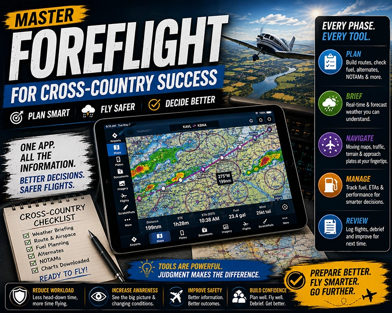 ForeFlight for Cross-Country Flights | Pilot's Guide