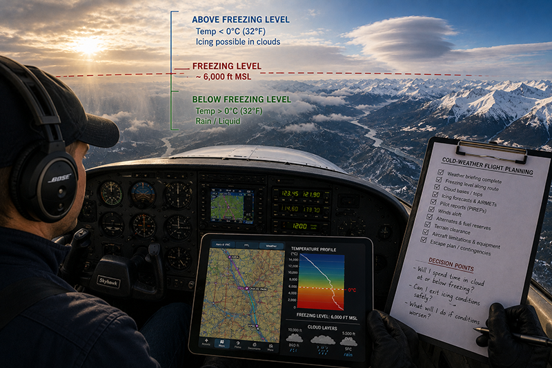 Freezing Levels in Flight Planning: Pilot Weather Guide