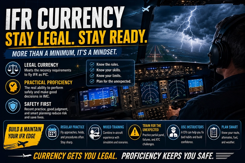 IFR Currency Requirements: Pilot Guidance and Best Practices
