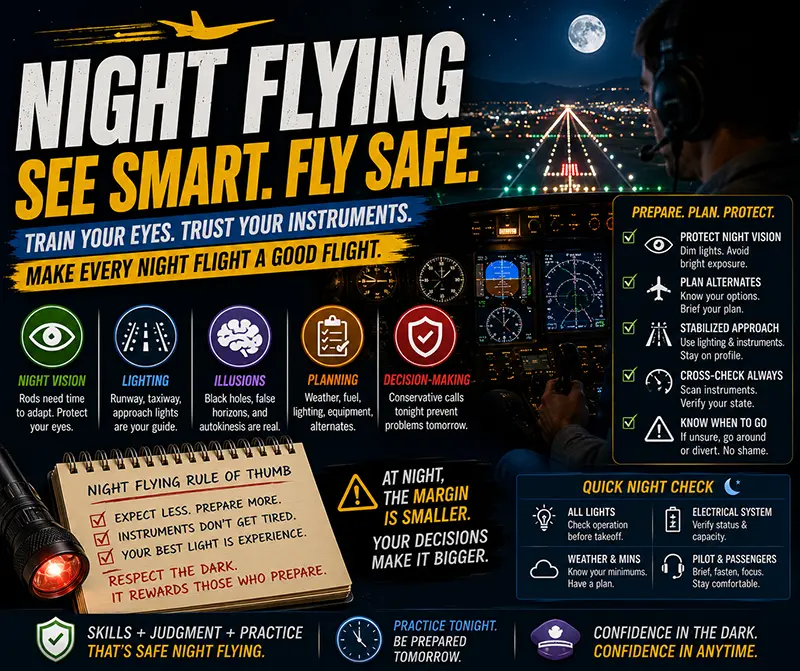 Night Flying Tips for Student Pilots - Essential Guide