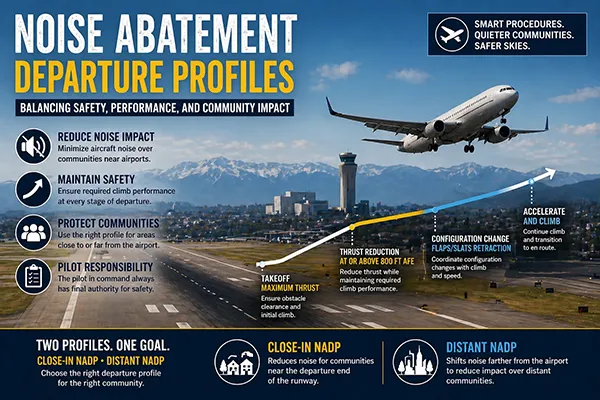 Noise Abatement Departure Profiles (NADP): FAA Procedures Explained