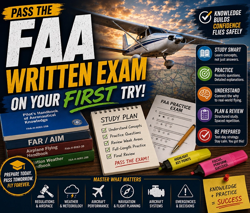 Pass the FAA Written Exam: First-Time Success Guide