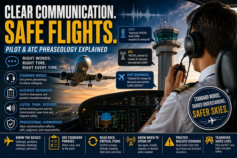 Pilot and ATC Phraseology: Aviation Communication Basics