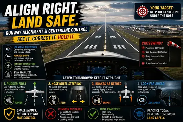 Runway Alignment and Centerline Control Techniques | Aviation Training Experts