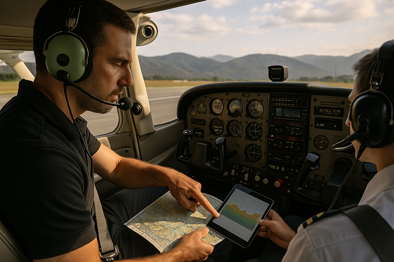 Terrain Risk Planning: Safer Route Evaluation for Pilots