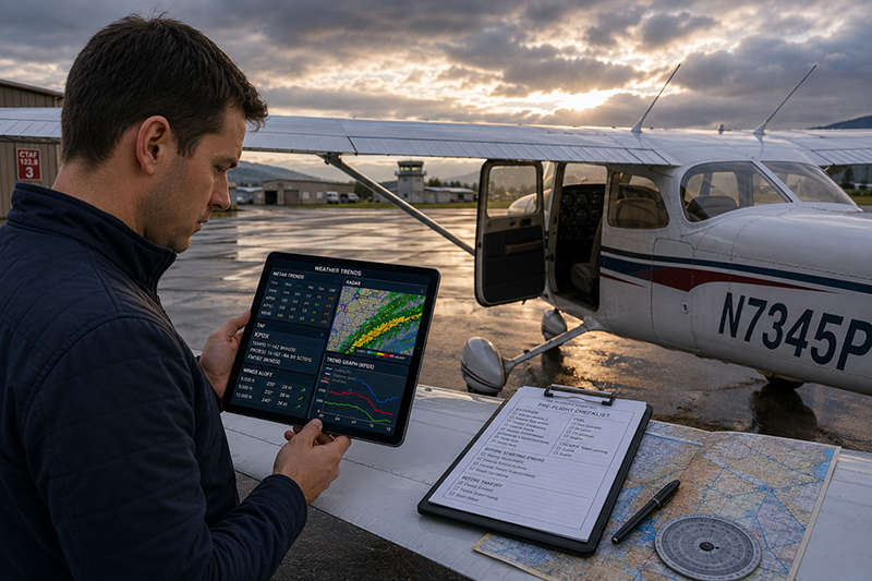 Weather Trends Before Departure: A Practical Pilot Guide