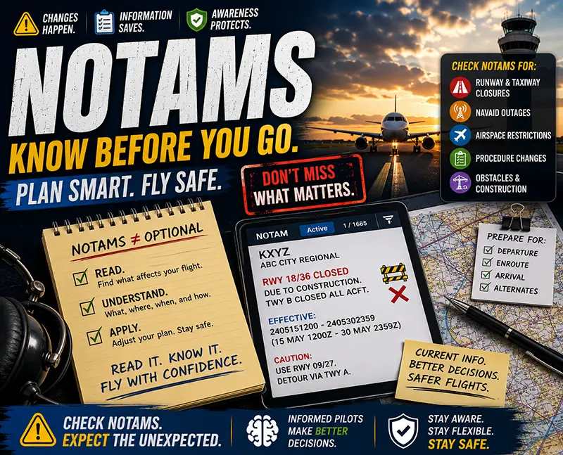 NOTAMs Guide for Pilots: Read, Interpret, Fly Safely