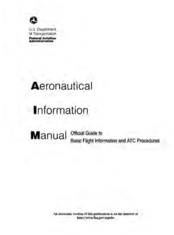 Aeronautical Information Manual.
