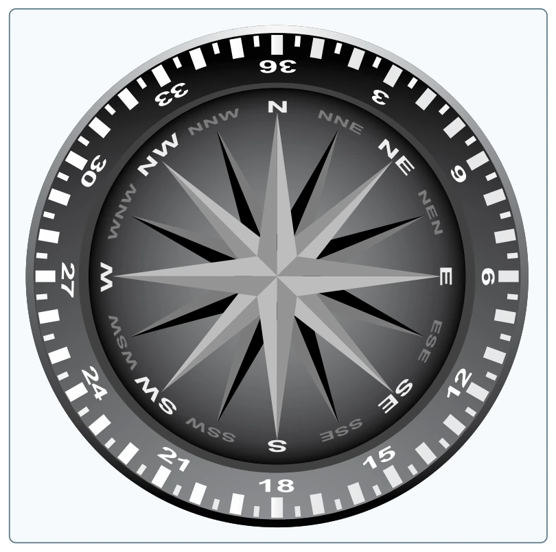 Compass rose. Figure 16-9