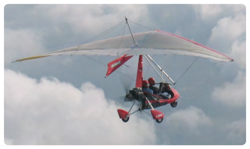 Weight-shift control aircraft use the shifting of weight for control.