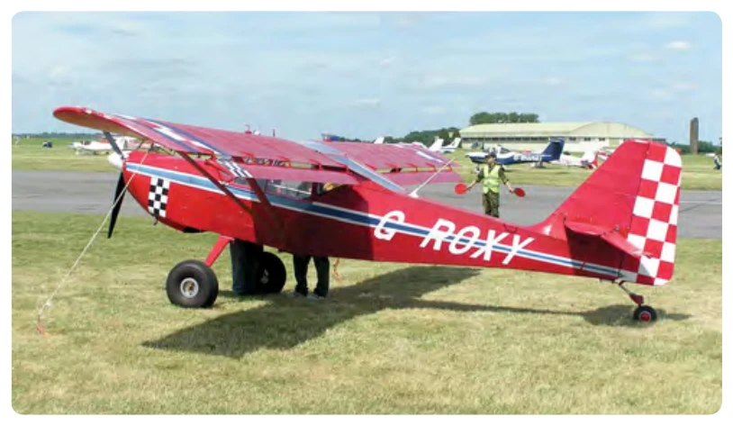 Flaperons on a Skystar Kitfox MK 7.
