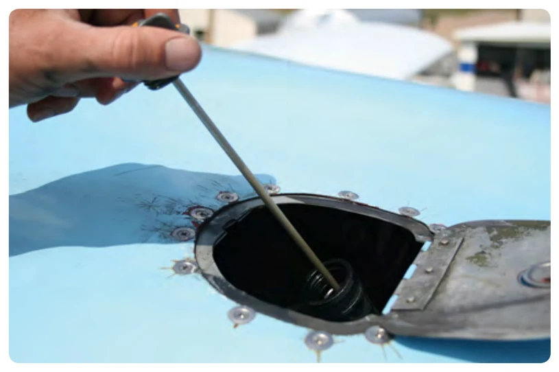 Always check the engine oil level during the preflight inspection.