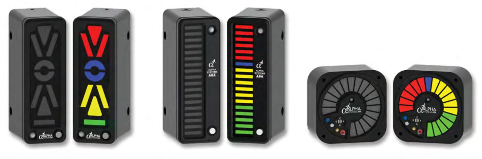 Angle of attack indicators.